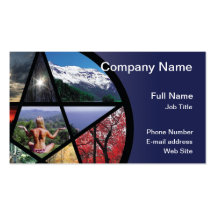 Pentacle Collage Business Card