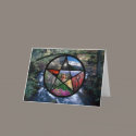 Pentacle Collage card