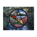 Pentacle Collage postcard