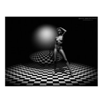 Pentacle delusion 3d art digital posters