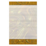 Pentacle, Gold Bar, Lined Personalized Stationery