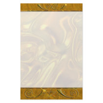 Pentacle, Gold Bar Personalized Stationery