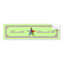 Pentacle - Green bumpersticker