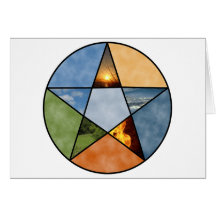 Pentacle Greeting Card