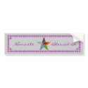 Pentacle - Grey bumpersticker
