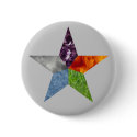 Pentacle - Grey button