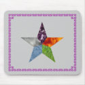 Pentacle - Grey mousepad