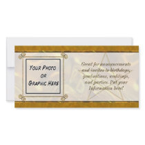 Pentacle in Gold Picture Card