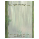 Pentacle in Wood Personalized Letterhead