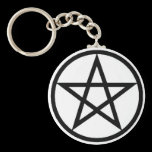 Pentacle Keychain keychains