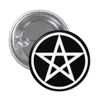 Pentacle Large on Blk Pins