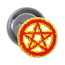 Pentacle of Fire Pins