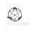 Pentacle of Red Rose and Vine cards