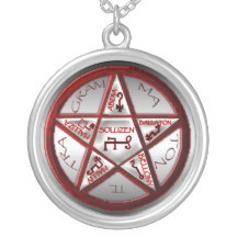 pentacle of solomon personalized necklace