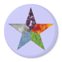 Pentacle - Purple magnet