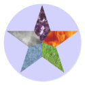 Pentacle - Purple sticker