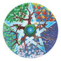 pentacle-seasons sticker