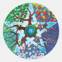 pentacle-seasons sticker
