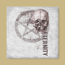 Pentacle Skull magnets