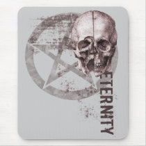 Pentacle Skull mousepads