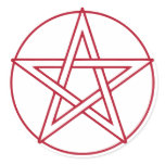 Pentacle stickers