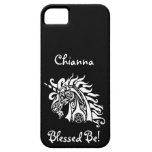 Pentacle Unicorn (white) iPhone 5 Case