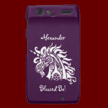 Pentacle Unicorn (white) Motorola RAZR Case casemate cases
