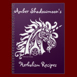 Pentacle Unicorn (white) Notebook notebooks