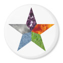Pentacle - White magnet