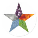 Pentacle - White sticker