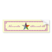 Pentacle - Yellow bumper stickers by ElementalByNature Pentacle - Yellow bumper stickers
