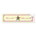 Pentacle - Yellow bumpersticker