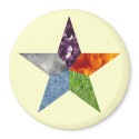 Pentacle - Yellow magnet