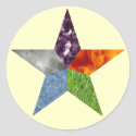 Pentacle - Yellow stickers