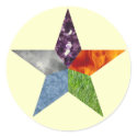 Pentacle - Yellow stickers