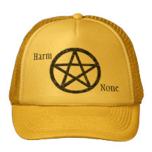 Pentacles: Black Mesh Hats