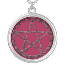 Pentacles: Pink Custom Necklace