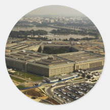 Pentagon Round Stickers
