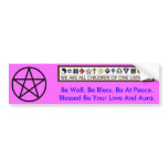 Pentagram-circumscribed Bumper Stickers