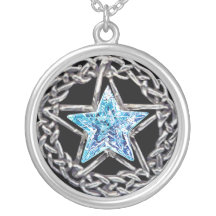 Pentagram Crystal Star Necklace
