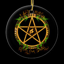 Pentagram Mabon Ornament ornaments