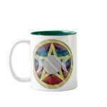 Pentagram Pentacle Triple Goddess cup Mug