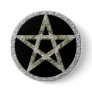 Pentagram Pentacle Unisex Wicca Button