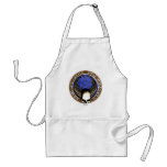 Pentagram Rock and roll skull aprons