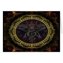 Pentagram Snakes Cards