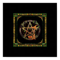 Pentagram - Star of The Goddess posters