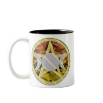 Pentagram Triple Goddess Coffee Cup Mug