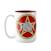 Pentagram Triple Goddess Witches Brew Mug