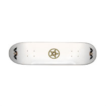 Pentagram Triquetra Magic Witch Skateboard