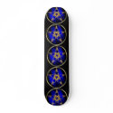 Pentagram with Inverted Star Skateboard by pentagramstar Pentagram with Inverted Star Skateboard